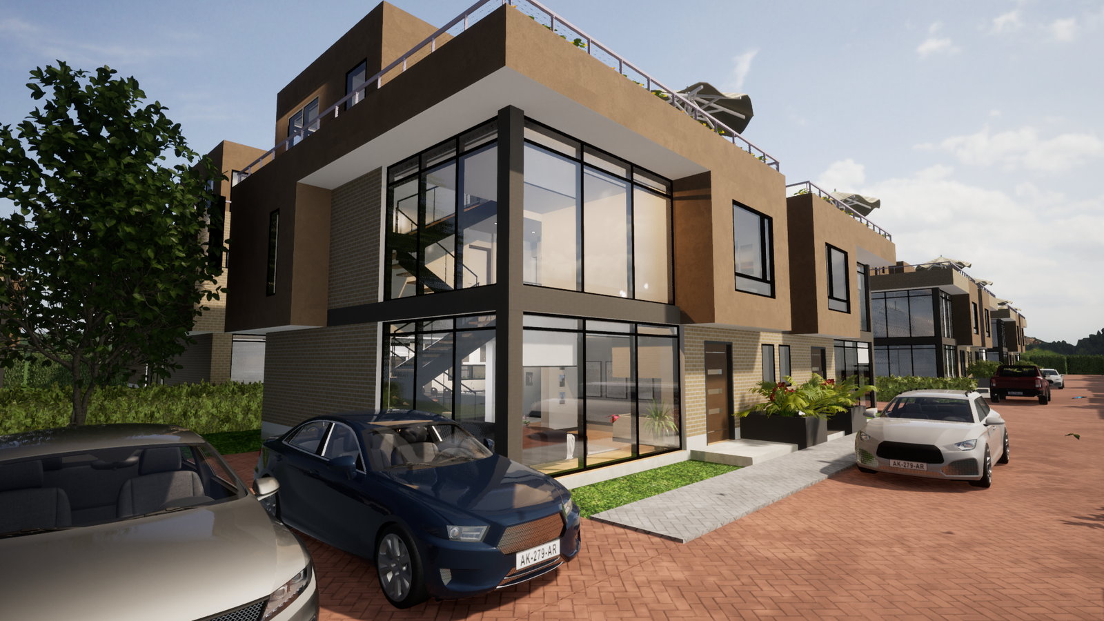 Facade — view 2 — Vivienda Unifamiliar Cota