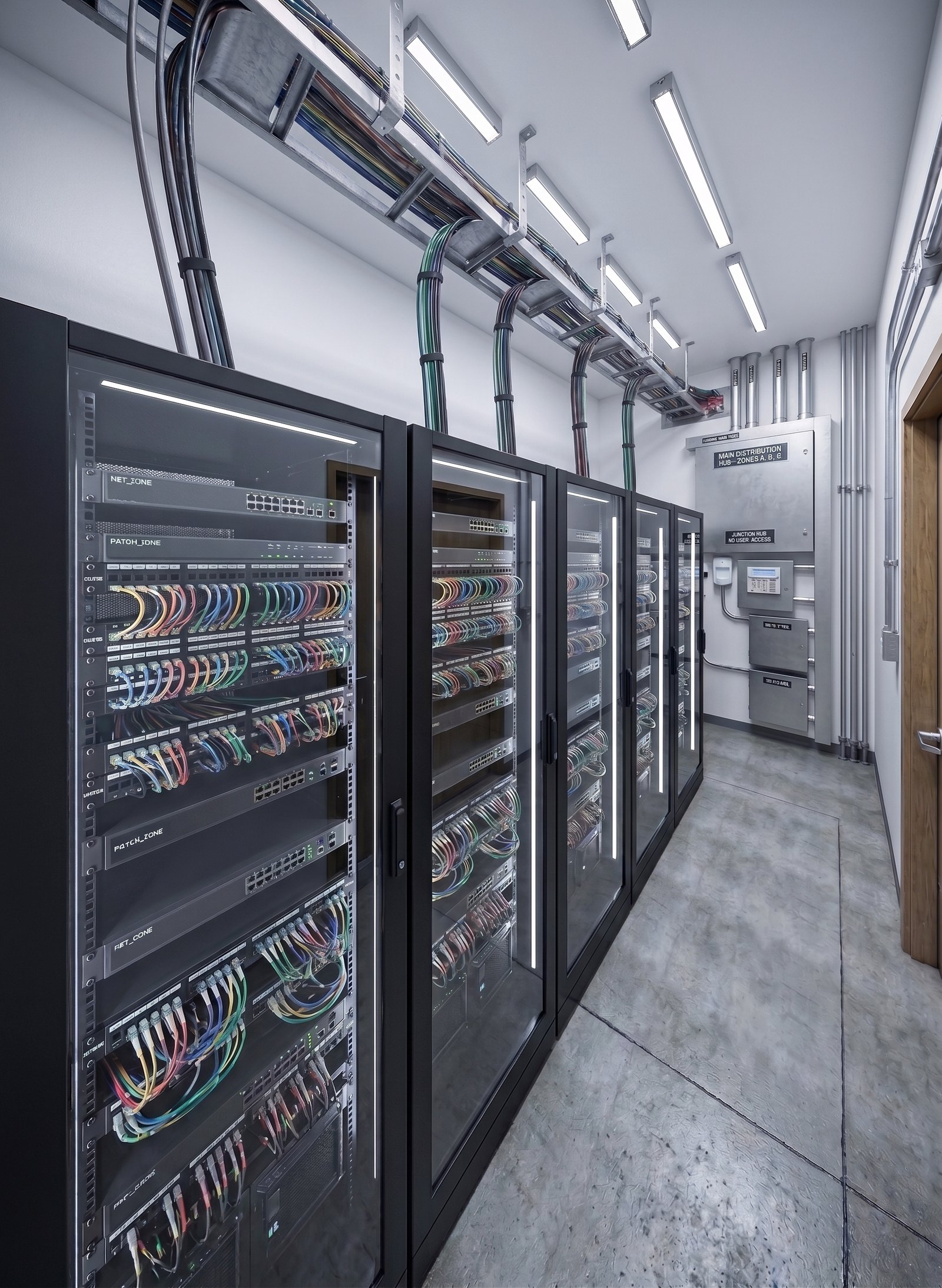 Puntos de paso del cableado — sellos contra incendio — Modelado de Centros de Datos y Servidores