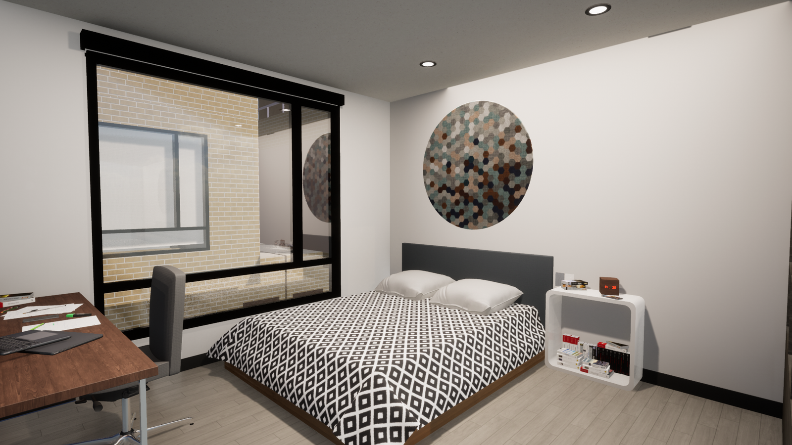 Study bedroom 1 — Vivienda Unifamiliar Cota